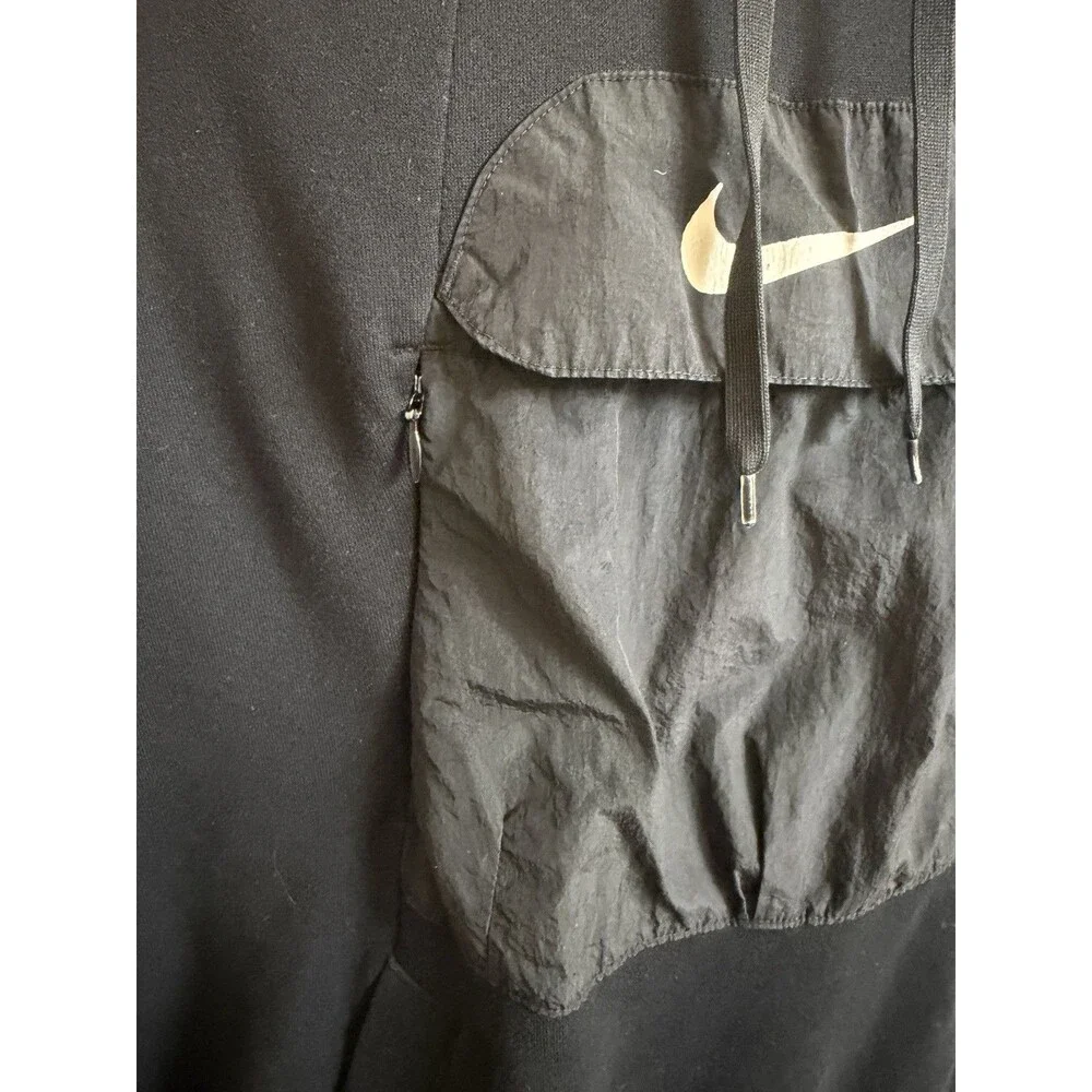 Nike F.C Men's L Pullover Soccer Hoodie Black CJ2491 010